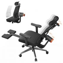 NEWTRAL MagicH-BPro Sedia Ergonomica con Poggiapiedi, Schienale e Poggiatesta Auto-Regolabili, Supporto Lombare Adattivo - Nuovo