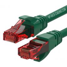 WP WPC-PAT-6U002G cable de red Negro, Verde 0,2 m Cat6 U/UTP (UTP) - Nuevo