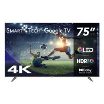 Smart-Tech 75QG03H TV 190,5 cm (75 ) 4K Ultra HD Smart TV Wifi Gris 350 cd/m²