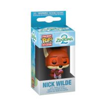Figurine Porte-clés FUNKO Nick Wilde Zootopie 2 Pop Pocket porte-clés vinyle Orange