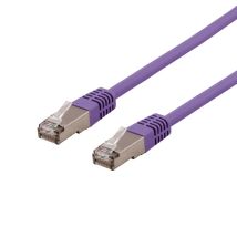 Deltaco STP-603PAU cable de red Violeta 0,3 m Cat6a U/FTP (STP) - Nuevo
