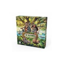 Jeu de société Ludistri Kauri Jeu d'enquête et d'aventure boîte carrée illustrations colorées Vert