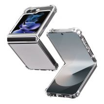 EVETANE Samsung Galaxy Z Flip 6 Funda de silicona antichoque con bordes reforzados Transparente - Nuevo