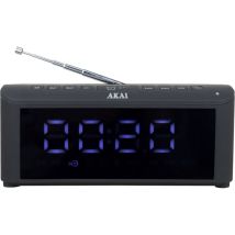Akai ACRB-1000 Radio portátil Reloj Digital Negro - Nuevo