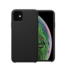 Riff Coque arrière souple en silicone fin et souple pour Apple iPhone 11 Pro Max Noir