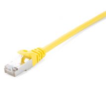 V7 Cable amarillo Cat5e blindado (STP) con conector RJ45 macho a RJ45 macho 2m 6.6ft - Nuevo