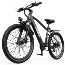 Bicicletta Elettrica Aairsk GT300 | Velocità Massima 25 km/h | Autonomia 35-55 km | Motore 250W | Batteria 36V 10Ah | Pnei da 26 PolliciT | Nero - 