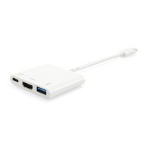 Equip 133461 station d'accueil USB 3.2 Gen 1 (3.1 Gen 1) Type-C Blanc