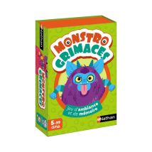 Juego de cartas Monstro Grimaces Nathan juego de mesa de memoria y ambiente para 2 a 4 jugadores Negro - Nuevo