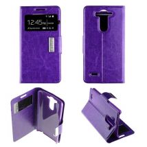 Funda Folio púrpura compatible con LG G3S - Nuevo