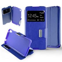 Funda Folio azul compatible con Alcatel One Touch Idol 3 4.7 - Nuevo