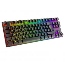 AKUMA - Clavier Gaming à Membrane SHÔNEN T02 TKL 88 Touches Rétroéclairées LED RGB Programmable - Filaire USB - AZERTY Français - Compact sans Pavé 