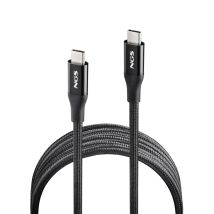 NGS KNOT 240W-2 câble USB 2 m USB C Noir