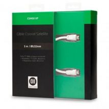 D2 Diffusion D2SAT500 5 m di cavo coassiale SAT Bianco - Nuovo