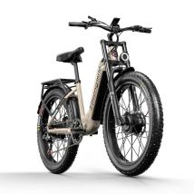 Bicicleta eléctrica urbana Shengmilo S700 de 26 , con ruedas anchas y paso a paso, motor dual de 1000 W*2, batería de 48 V y 17,5 Ah - Nuevo