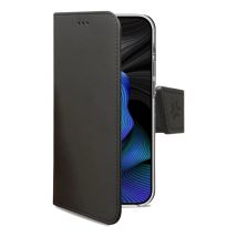 Celly WALLY1053 coque de protection pour téléphones portables 15,5 cm (6.1 ) Étui avec portefeuille Noir Apple (brand) iPhone 15