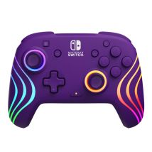 PDP Afterglow Wave Púrpura Gamepad Analógico/Digital Nintendo Switch, Nintendo Switch OLED - Nuevo