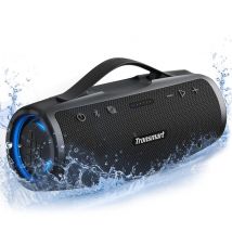 Tronsmart Mirtune S100 Altoparlante Bluetooth Portatile 50W - Bassi Potenti, Alti Chiari, Manico Estraibile, 20 Ore di Autonomia, Impermeabilità IPX7,