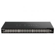 D-Link DGS-1520-52 commutateur réseau Géré L3 10G Ethernet (100/1000/10000) 1U Noir