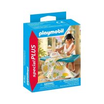 Playset Playmobil 71878 Preparación para la noche de verano 1 figura 10 accesorios Multicolor - Nuevo
