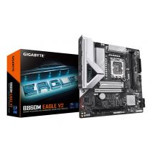 GIGABYTE B860M EAGLE V2 Carte mère - Processeurs Intel Core Ultra Series, VRM 6+1+2 phases, jusqu'à 9066 MHz DDR5, 1x M.2 PCIe 5.0 + 1x M.2 PCIe 4.0, 
