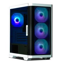 Zalman M4 WHITE Unità centrale Mini Tower Nero, Bianco - Nuovo