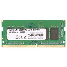 2-Power MEM5602A memoria 4 GB 1 x 4 GB DDR4 2666 MHz (4GB DDR4 2666MHz CL19 SoDIMM) - Nuovo