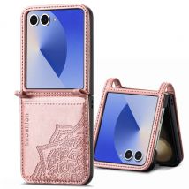 imoshion Mandala Bookcase pour Samsung Galaxy Z Flip 7 - Rose Doré