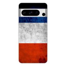 Coque en silicone - Compatible pour Google Pixel 8 Pro - design drapeau france