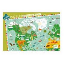 Puzzle d'Observation 200 pièces : Voyage autour du monde