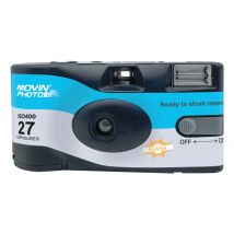 Movin'Photo 5407005924167 cámara de película Cámara analógica desechable 35 mm Negro, Azul, Blanco - Nuevo