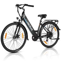 Bicicleta Eléctrico S700-2 | Velocidad Máx 40 km/h | Autonomía 50 km | Motor 250W | Batería 48V 10.4Ah | Neumáticos de 28 Pulgadas | Negro - Nuevo