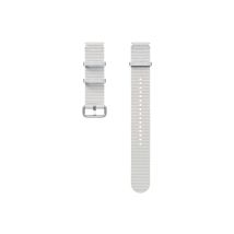 Muñequera Samsung Original Athleisure Watch7 para Galaxy Watch 4 / 5 / 6 / 7 (20 mm) - M/L - Plata - Nuevo