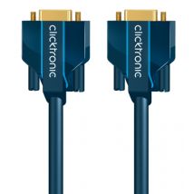 ClickTronic 5m VGA Connection câble VGA VGA (D-Sub) Bleu