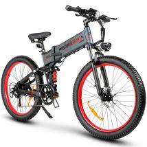 Bicicleta eléctrica plegable SAMEBIKE LO26 Plus de 26 con batería de 48 V, 15 Ah y 1000 W - Nuevo