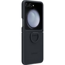 Coque Samsung Galaxy Z Flip 5 Silicone avec anneau - Marine