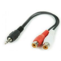 Gembird CCA-406 cable de audio 0,2 m 3,5mm 2 x RCA Negro, Rojo, Blanco - Nuevo