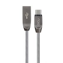 DCU Advance Tecnologic 30402015 câble USB USB 2.0 1 m USB A USB C Métallique
