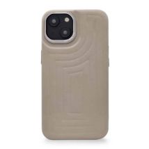 Coque Magsafe pour iPhone 14 en Cuir Beige