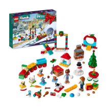 LEGO Friends 41758 Calendario de Adviento 2023, con 24 Regalos incluyendo 8 Figuras de Animales, 2 Mini Muñecas, Regalo de Navidad - Nuevo