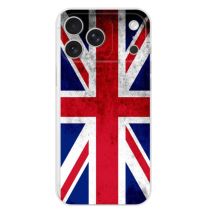 Coque en silicone - Compatible pour Apple iPhone 17 Pro Max - design drapeau angleterre