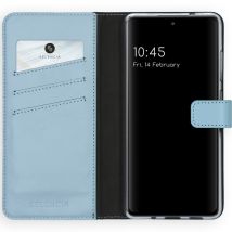 Selencia G78037736108 coque de protection pour téléphones portables 16,5 cm (6.5 ) Folio porte carte Bleu Samsung Galaxy S20 FE