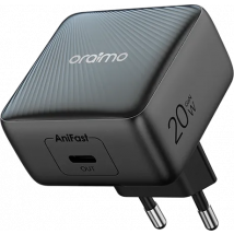 oraimo PowerCube 20W – Chargeur GaN compact avec câble USB-C vers USB-C inclus