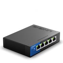 Linksys Switch Gigabit de escritorio para empresas con 5 puertos (LGS105) - Nuevo