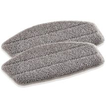 Chiffon de rechange Leifheit Cleantenso pour balai vapeur, en microfibre, gris