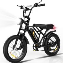 HITWAY vélo électrique 20 E-Bike Noir,Vélos à Assistance,Batterie 18Ah, Écran LCD, pompe à vélo gratuite