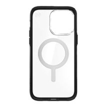 Coque pour iPhone 14 Pro Max MagSafe Presidio Perfect Clear Geo Antichoc Noir transparent