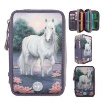 Estuche con 3 compartimentos Miss Melody's LED Nympheas - Nuevo