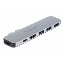 DeLOCK Station d'accueil pour MacBook Dual HDMI 4K / PD / Hub