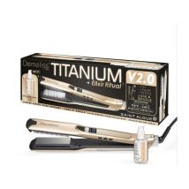Coffret lisseur vapeur TITANIUM V2 ELIXIR RITUAL DEMELISS - 5 niveaux de température - Réservoir 30ml - Jusqu'a 230°c